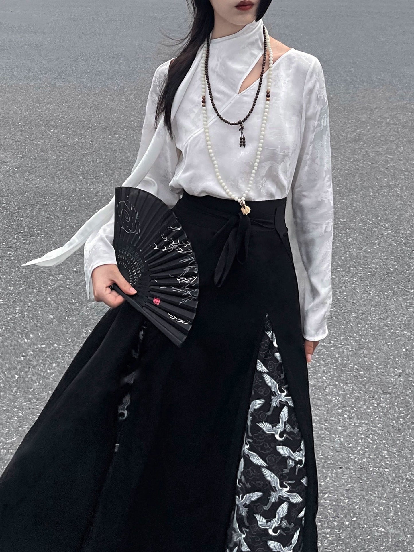 Mamian Modern Hanfu Qipao Cheongsam Dress Skirt, gifts for women 2024