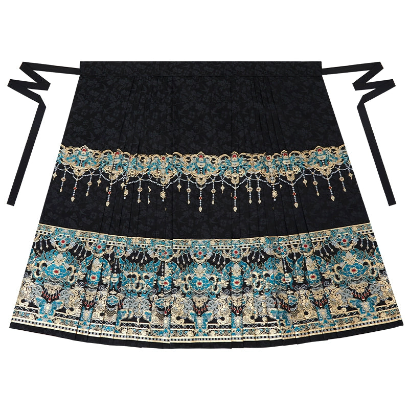 Hua Zhu Dian Cui : Gilded Flame Jade Feathers