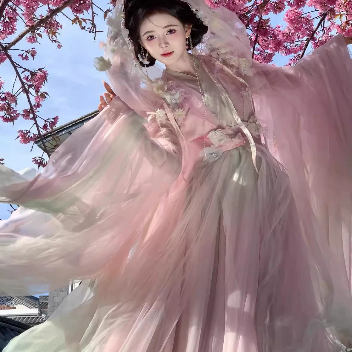 Oriental Aesthetics Series Blossom Fair Hanfu Dress