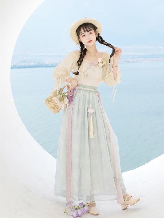 Han Element Series 2025 Hanfu Han-Element Outerwear Clear