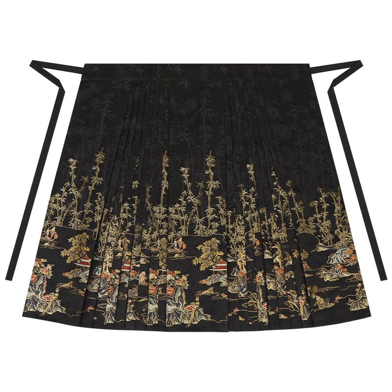 Mo Bai Zhu Xia Ting Lan : Inkwhite Bambooflow