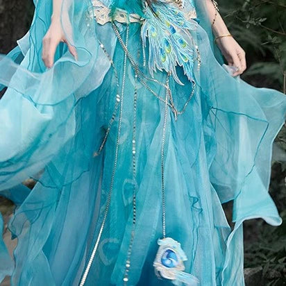 Bestie Series Peafowl Tang Dynasty Hanfu