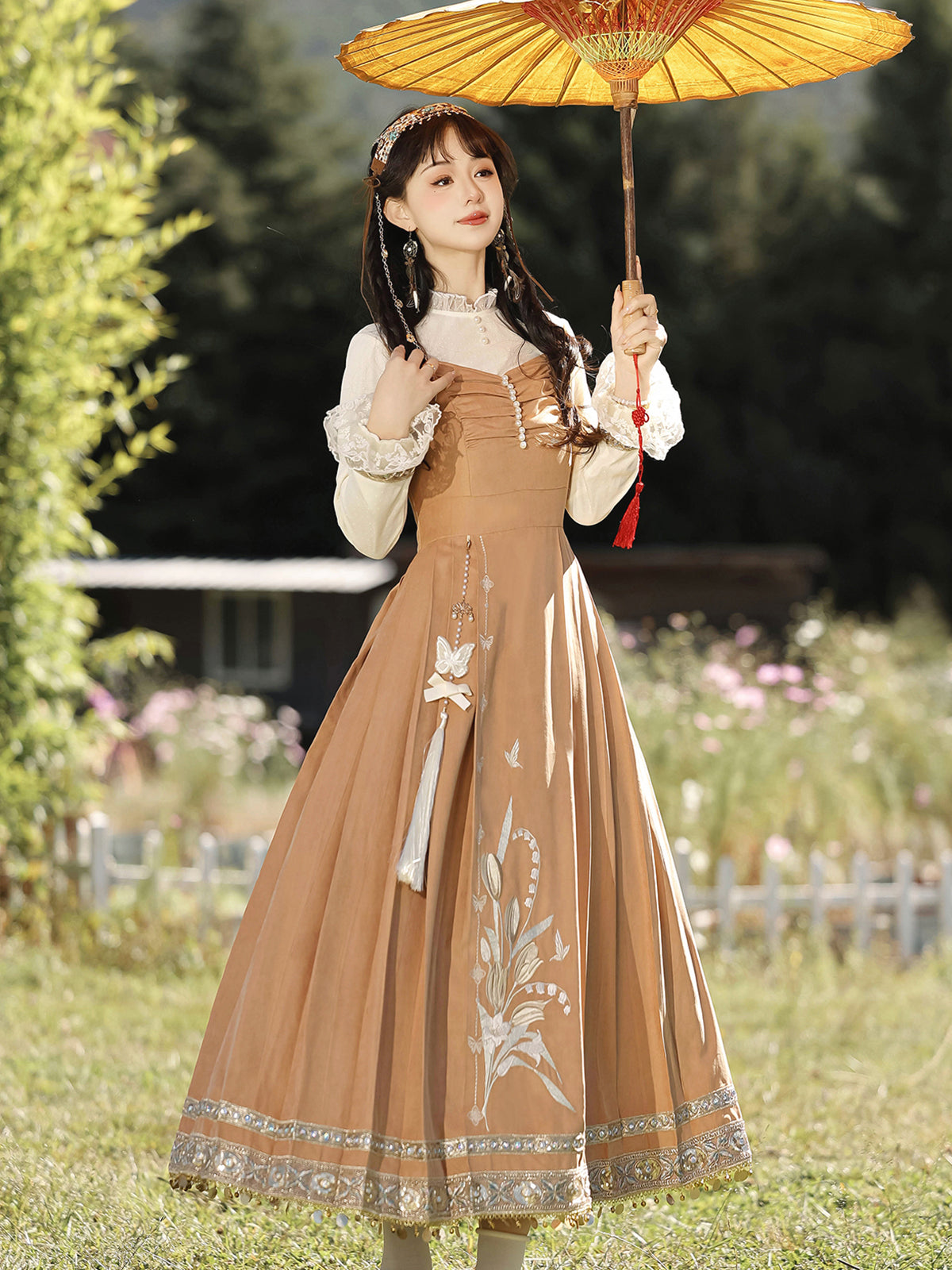 Han Element Series 2025 Hanfu Han-Style Dresses Silvery