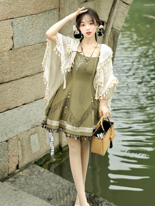 Han Element Series 2025 Hanfu Han-Style Dresses Aqua