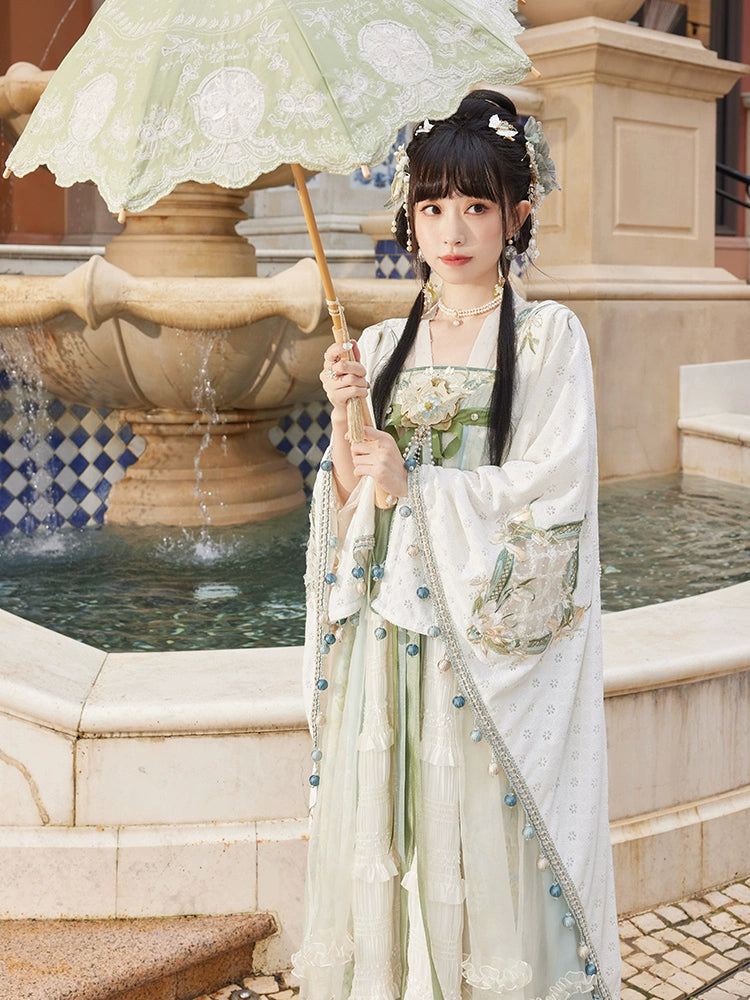 Yulan Cao : Orchid Bath-Accessories+Shawl