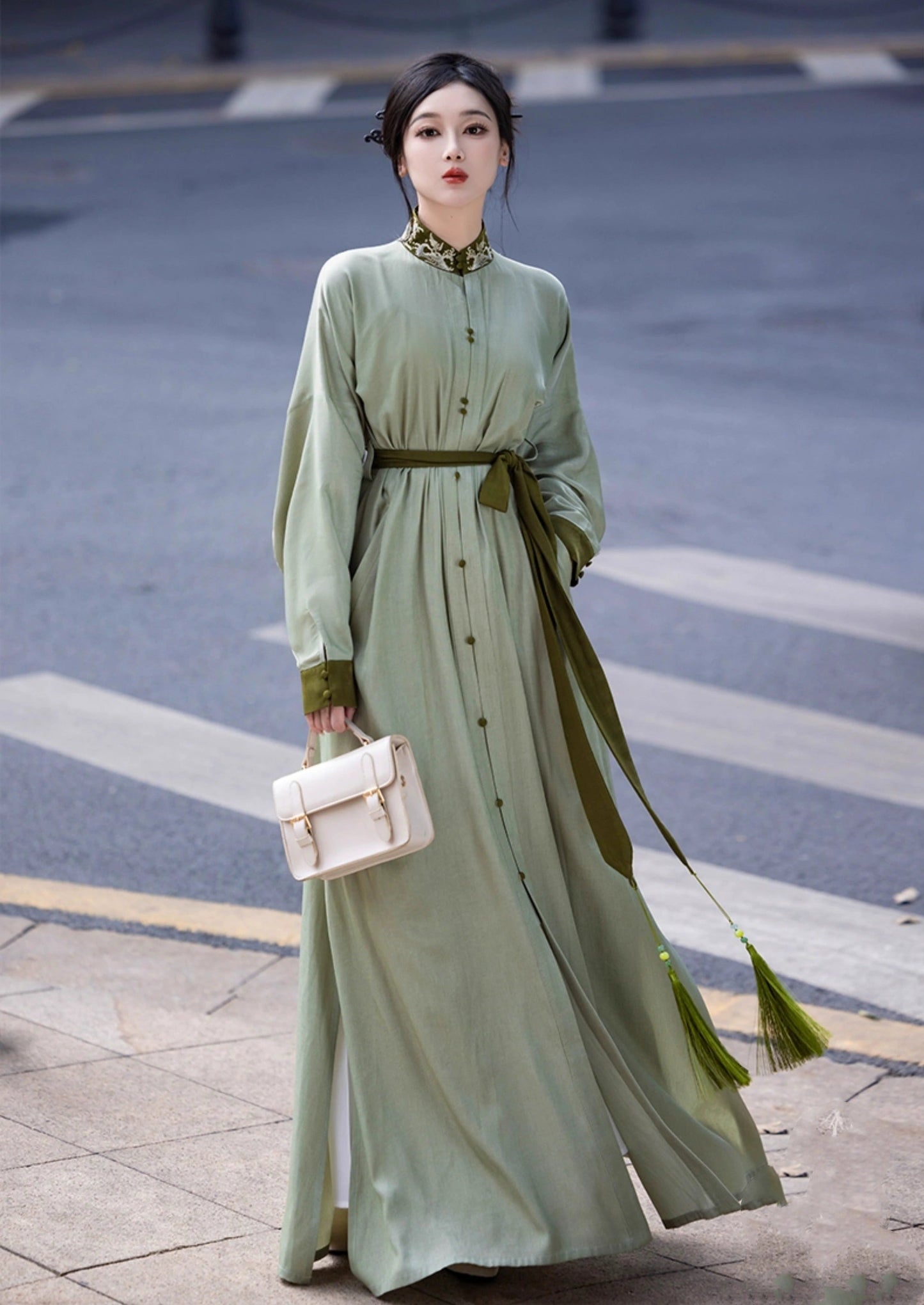 Original Modern Hanfu Qipao Cheongsam Dress Skirt, gifts for women 2024