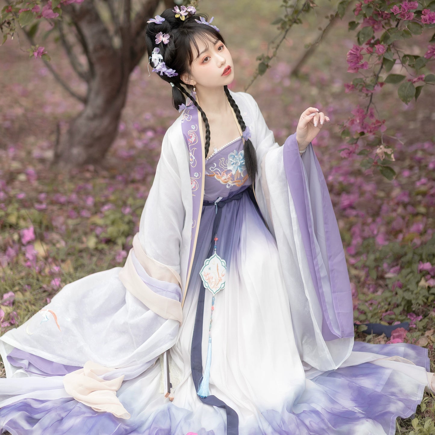 Qingshan Dream Original Hezi skirt improved Hanfu women's Tang Dynasty