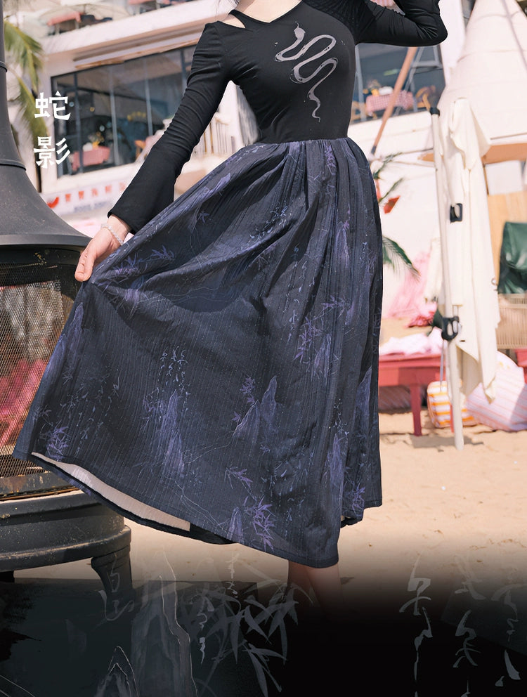 Flower Poetry Hanfu Snake Shadow