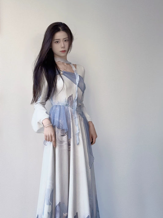 Flower Poetry Hanfu Bai Ze