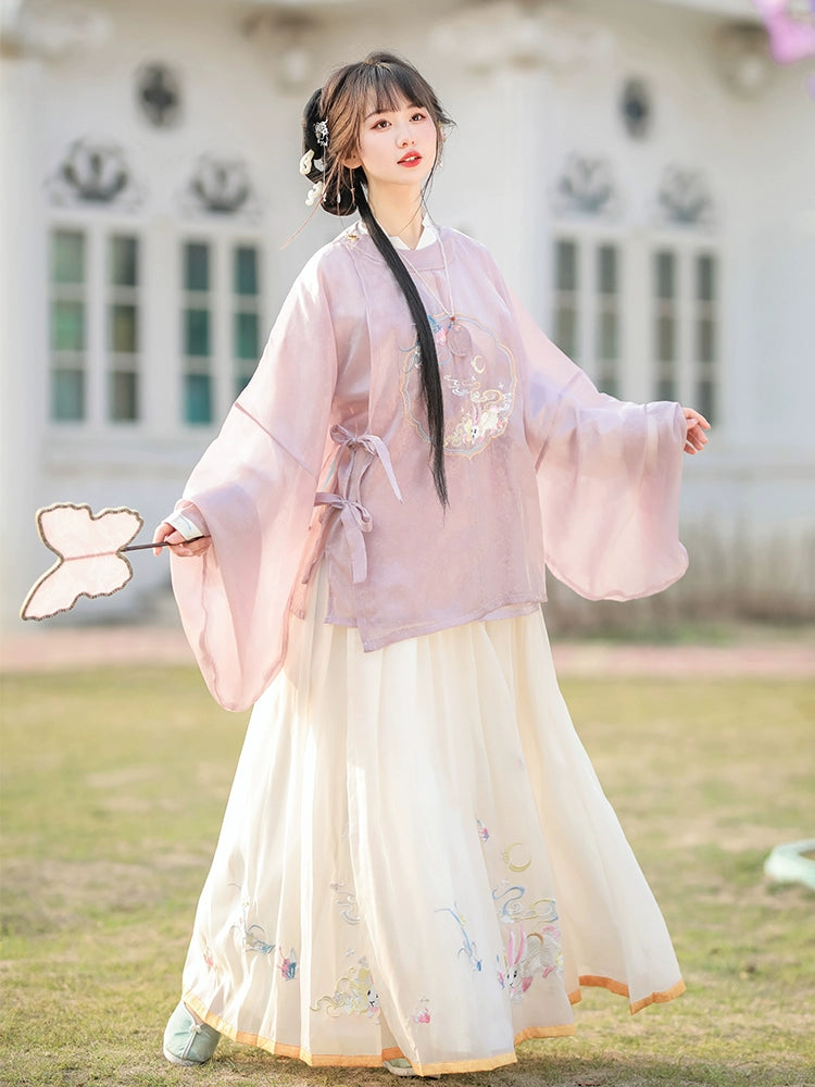 Ming Dynasty Modern Hanfu Horse Face Dress - Qingyun 卿云