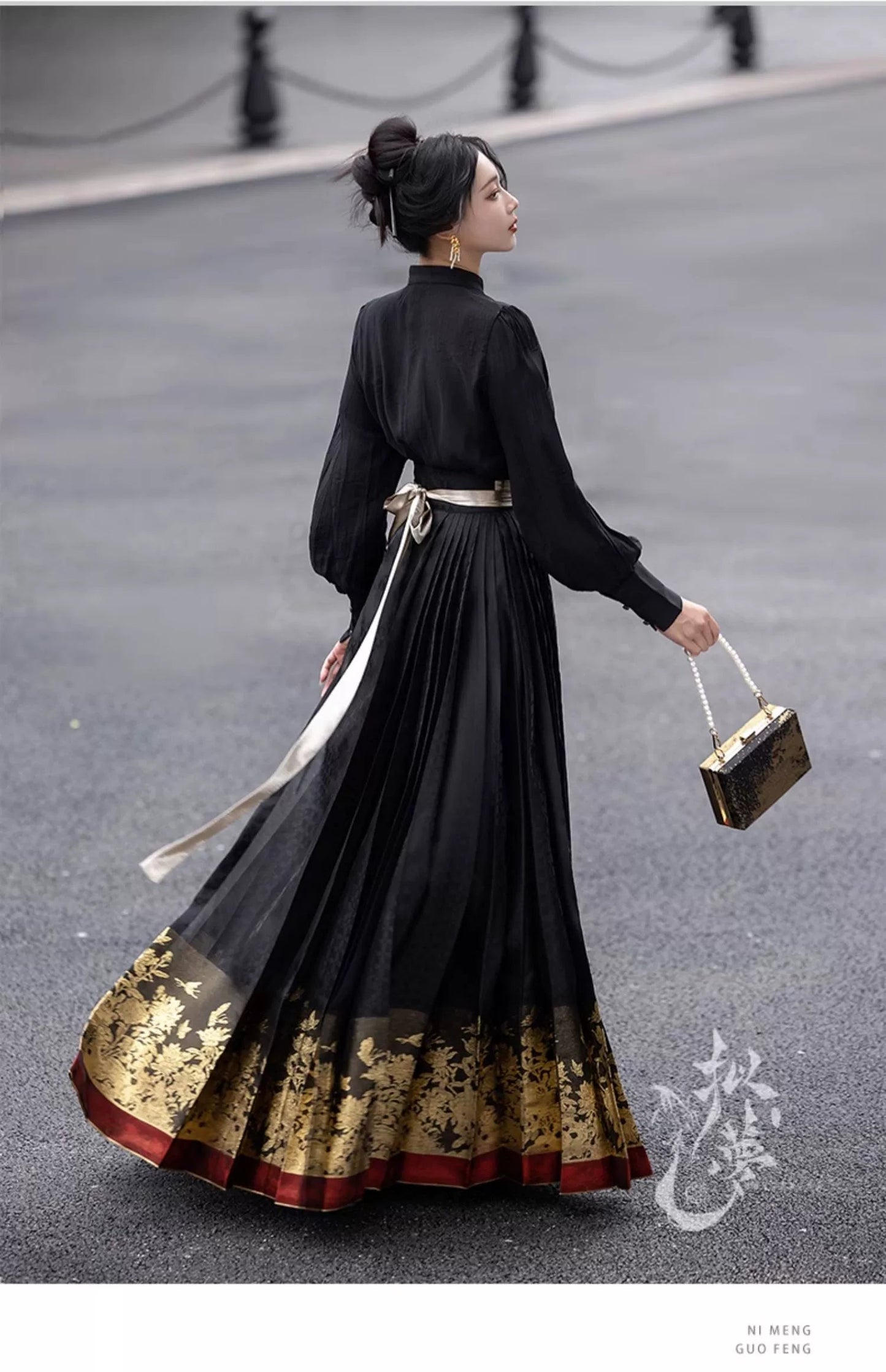 National Modern Hanfu Qipao Cheongsam Dress Skirt, gifts for women 2024