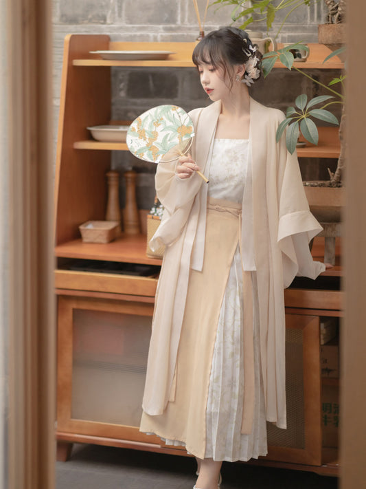 Han Element Series 2025 Hanfu Han-Element Outerwear Grizzled