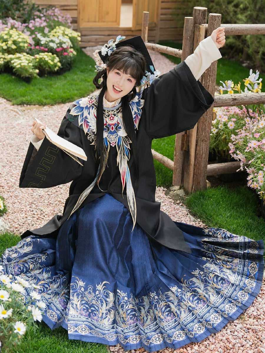 Serene Return Series Hanfu Bachelor's Cloud Shoulder