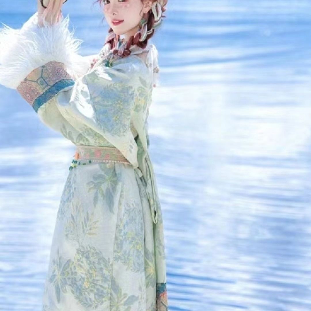 Ethnic Minority Series Wanderlust Portraits Tibetan Hanfu 7