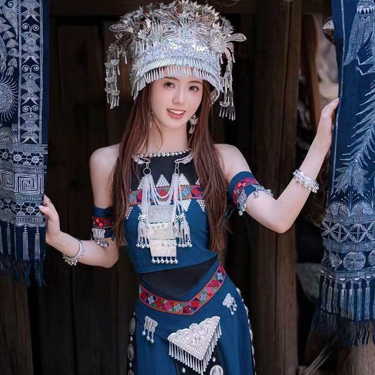 Ethnic Minority Series Wanderlust Portraits Miao Hanfu 57