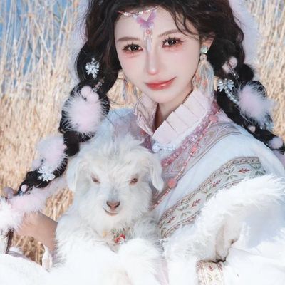 Ethnic Minority Series Wanderlust Portraits Tibetan Hanfu 11