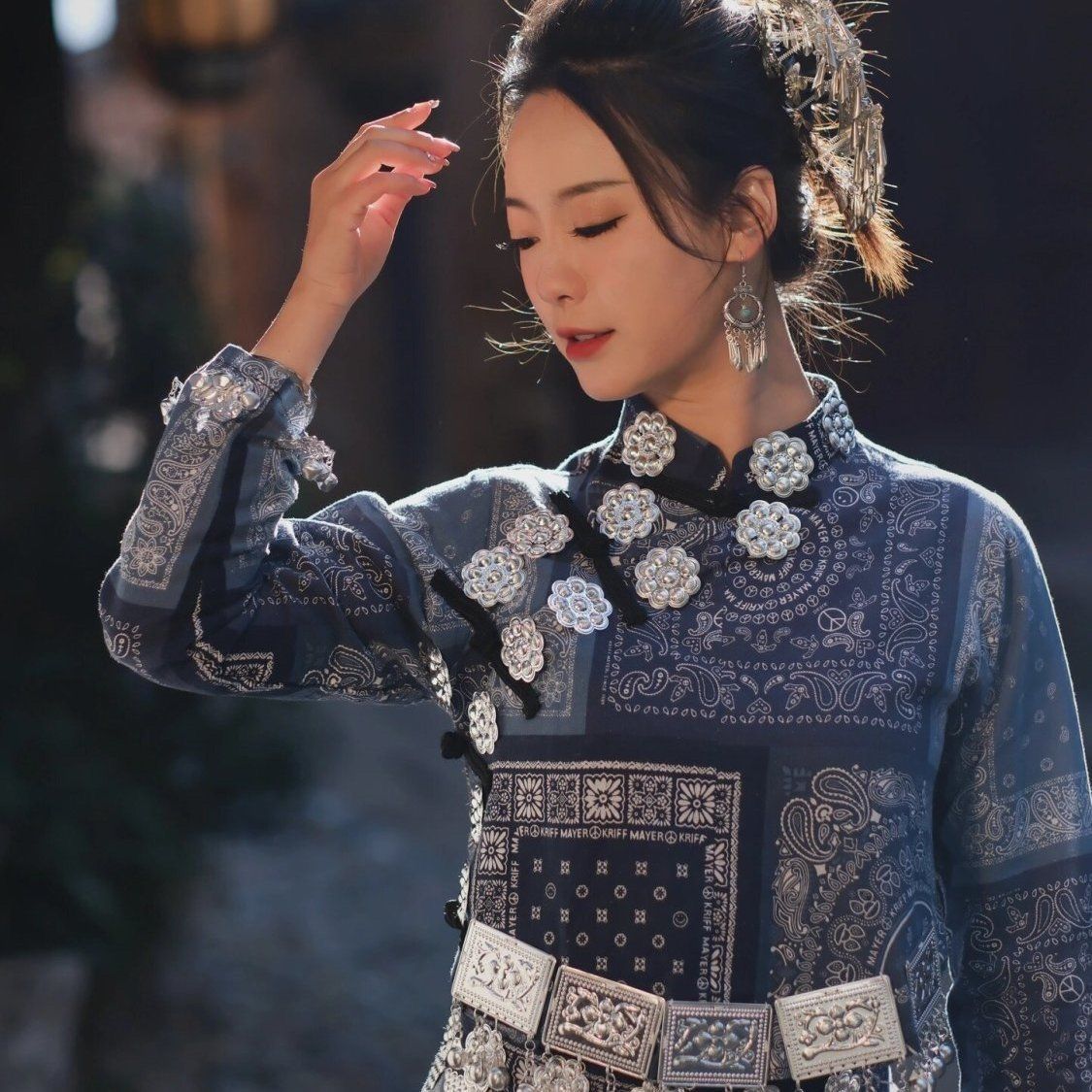 Ethnic Minority Series Wanderlust Portraits Miao Hanfu 5