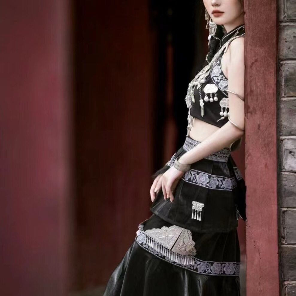 Ethnic Minority Series Wanderlust Portraits Miao Hanfu 45