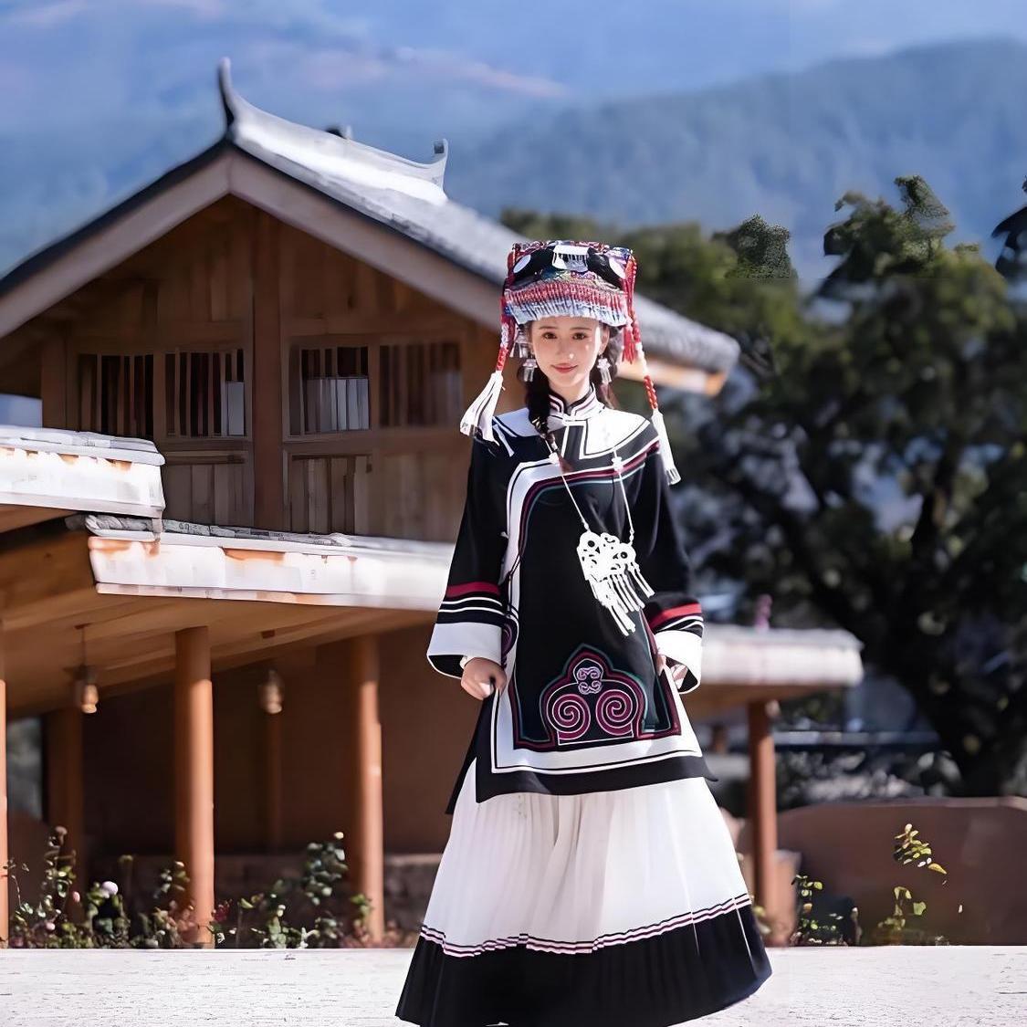 Ethnic Minority Series Wanderlust Portraits Yi Hanfu 12