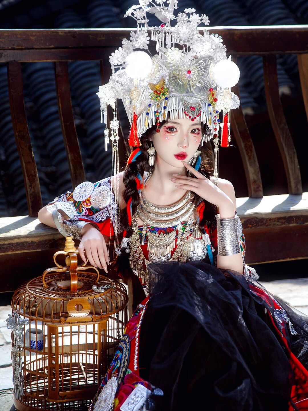 Ethnic Minority Series Wanderlust Portraits Tujia Hanfu 15