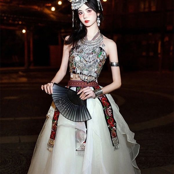 Ethnic Minority Series Wanderlust Portraits Miao Hanfu 38