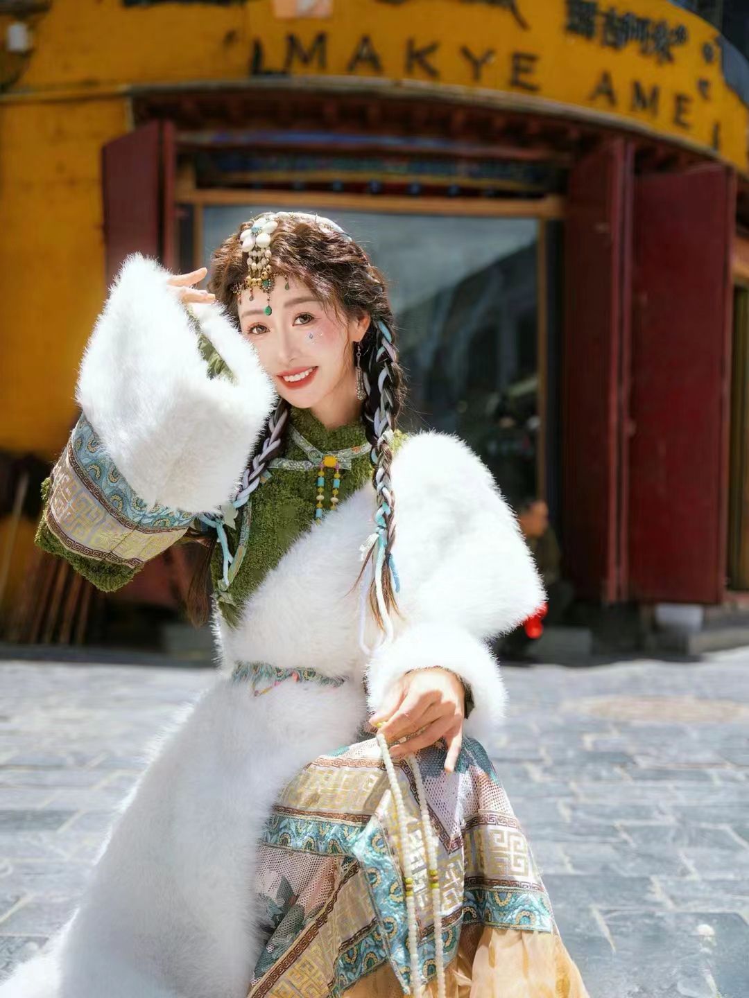 Ethnic Minority Series Wanderlust Portraits Tibetan Hanfu 5