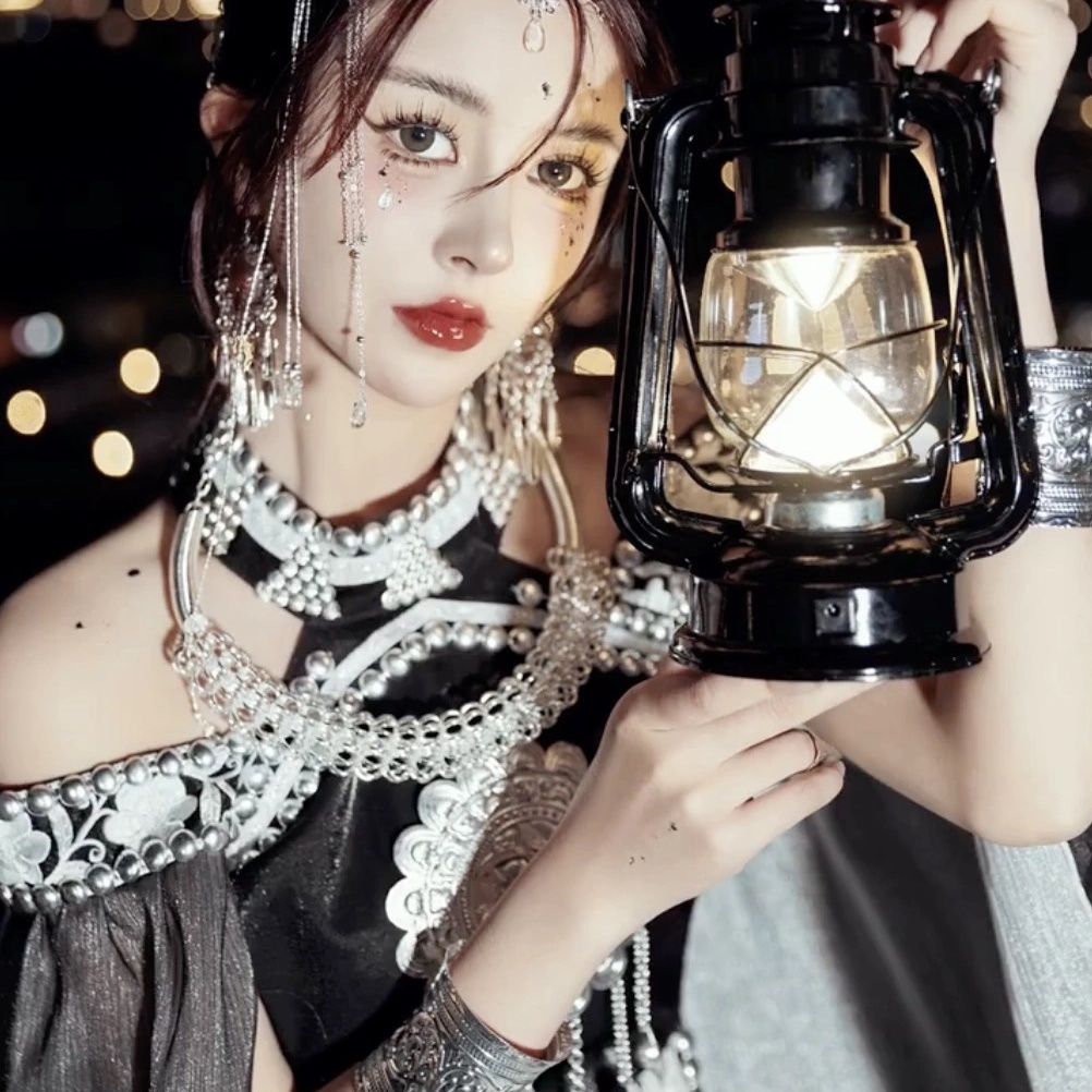 Ethnic Minority Series Wanderlust Portraits Miao Hanfu 26