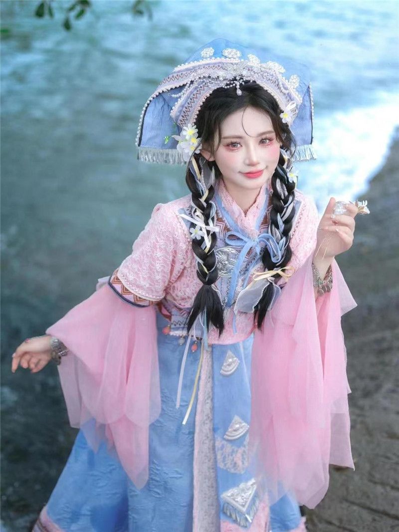 Ethnic Minority Series Wanderlust Portraits Zhuang Hanfu 3