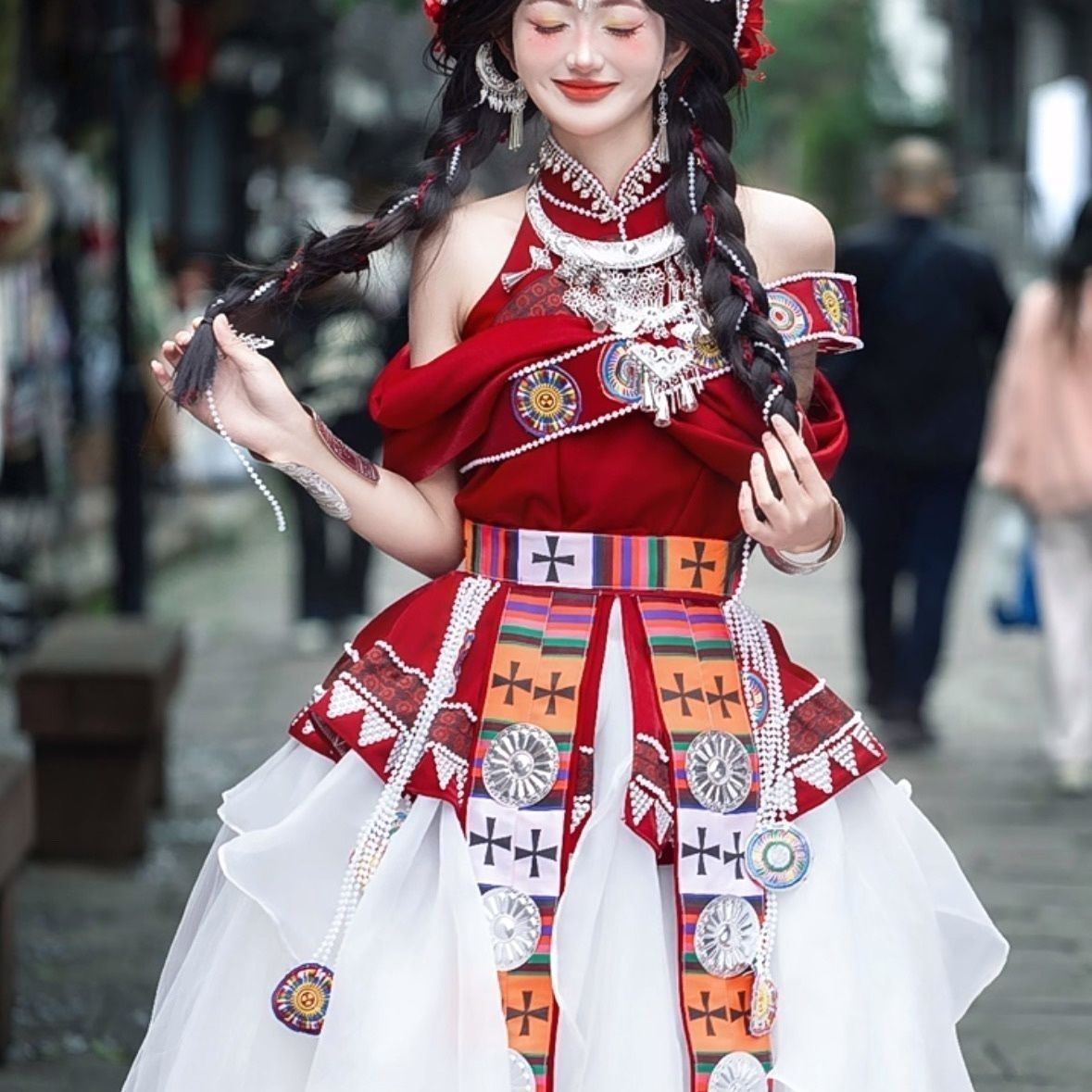 Ethnic Minority Series Wanderlust Portraits Naxi Hanfu 2