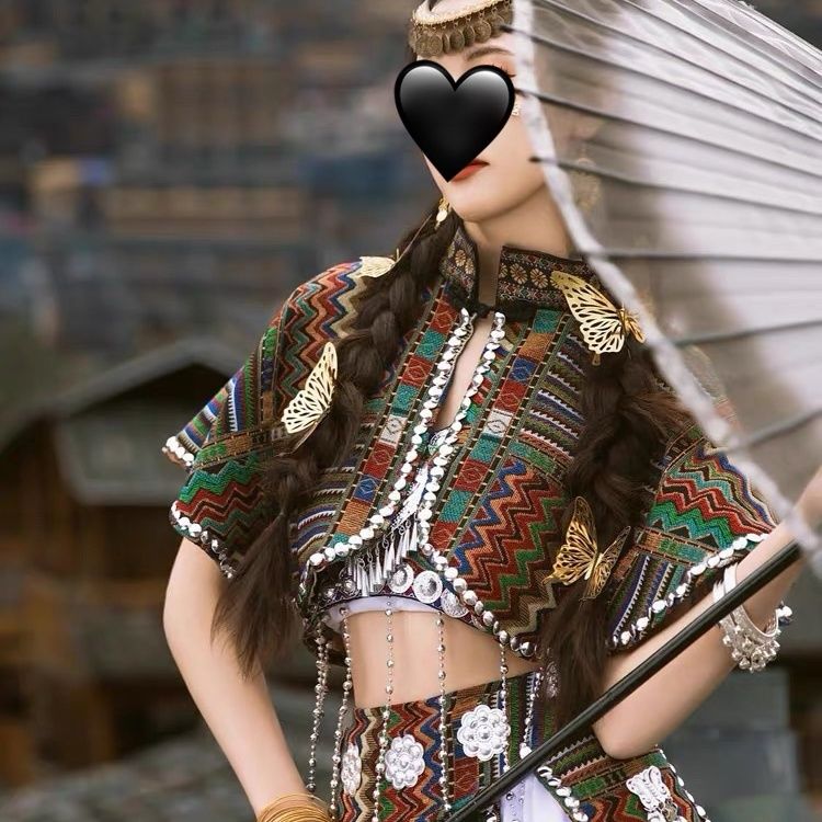 Ethnic Minority Series Wanderlust Portraits Miao Hanfu 4