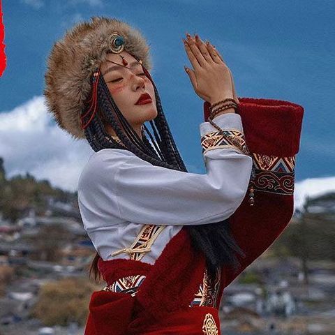 Ethnic Minority Series Wanderlust Portraits Tibetan Hanfu 30