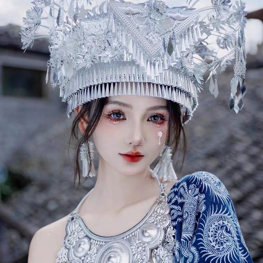 Ethnic Minority Series Wanderlust Portraits Miao Hanfu 23