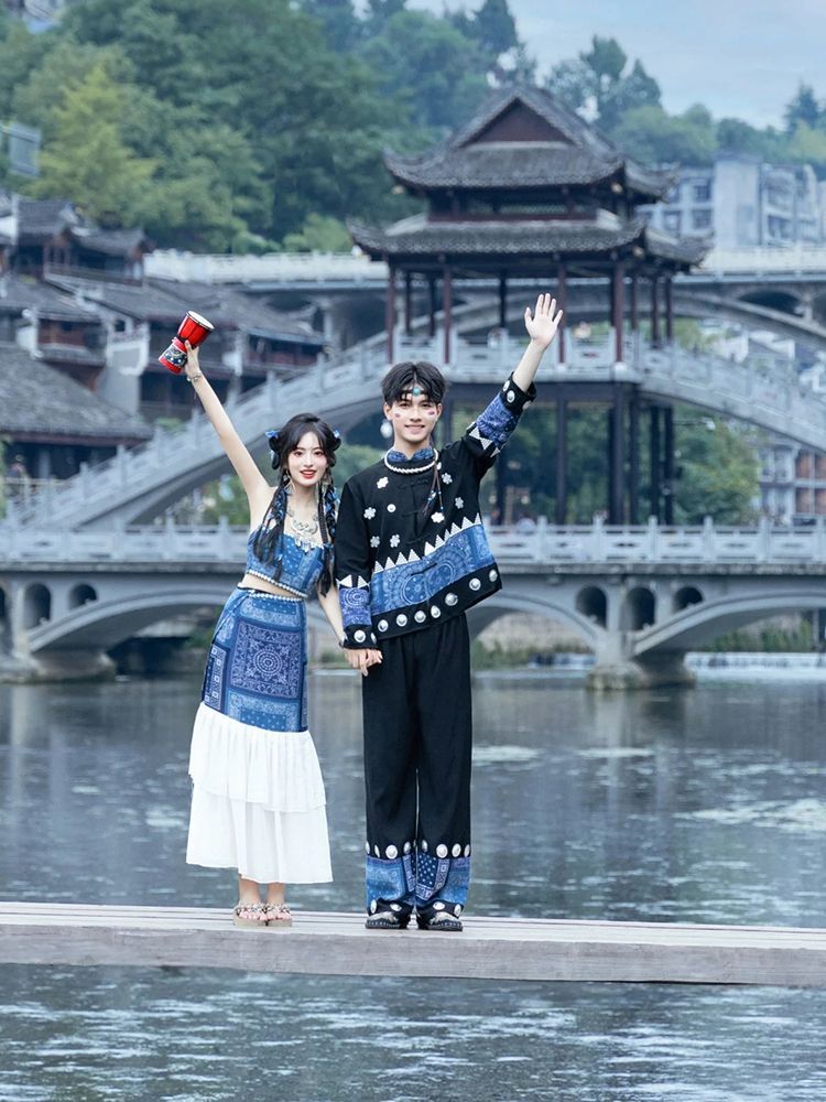 Ethnic Minority Series Wanderlust Portraits Miao Hanfu 58