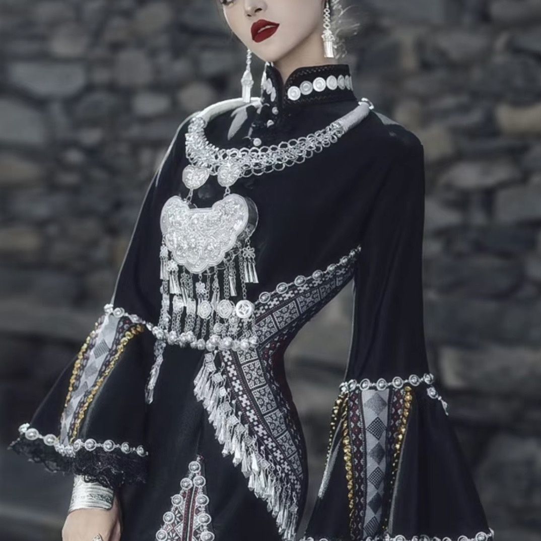 Ethnic Minority Series Wanderlust Portraits Miao Hanfu 50