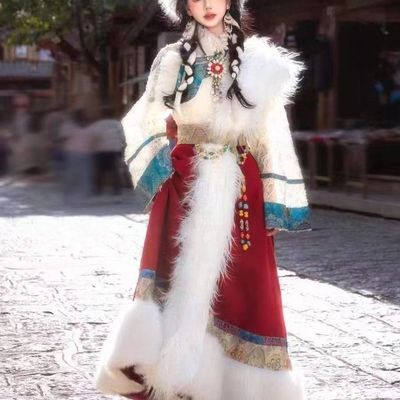 Ethnic Minority Series Wanderlust Portraits Tibetan Hanfu 44