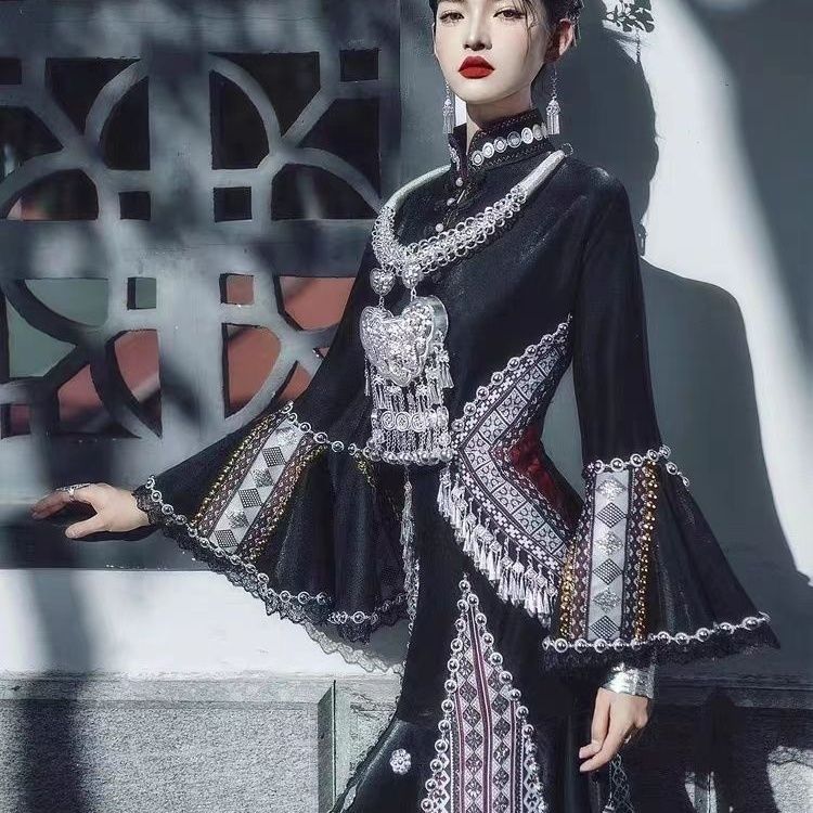 Ethnic Minority Series Wanderlust Portraits Miao Hanfu 50