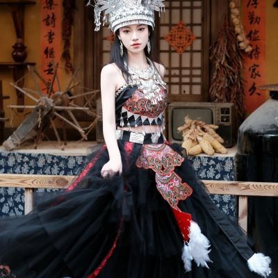 Ethnic Minority Series Wanderlust Portraits Miao Hanfu 36