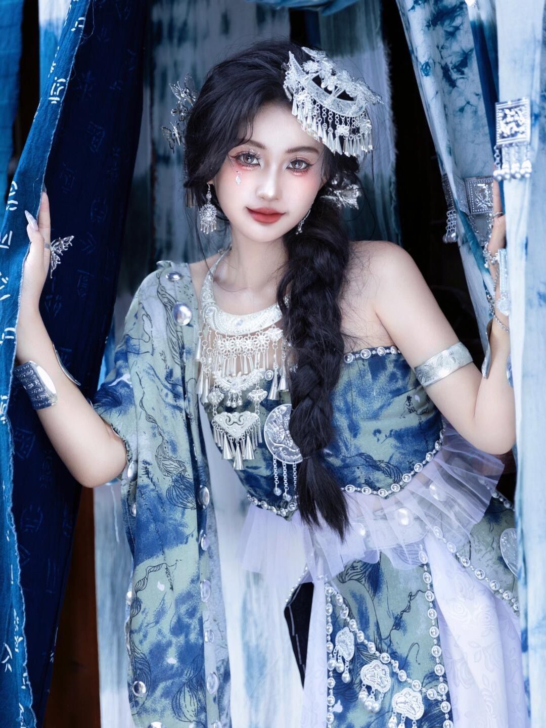 Ethnic Minority Series Wanderlust Portraits Miao Hanfu 3