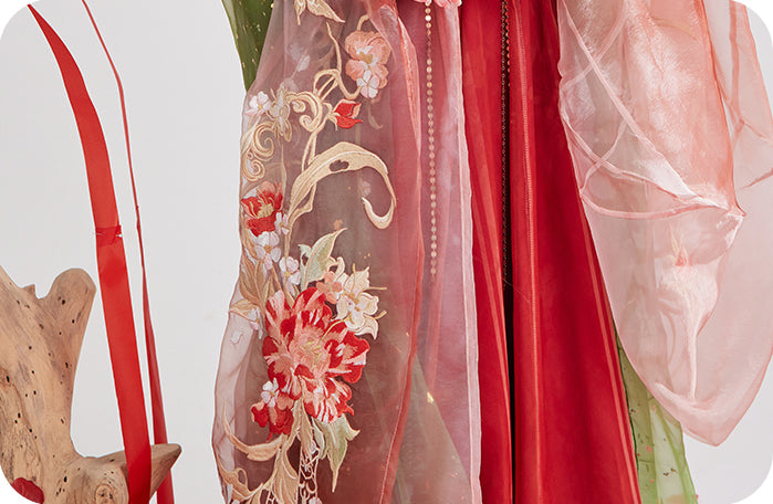 Tang Dynasty Traditional Hanfu Qipao Cheongsam Dress Skirt, gifts for women 2024