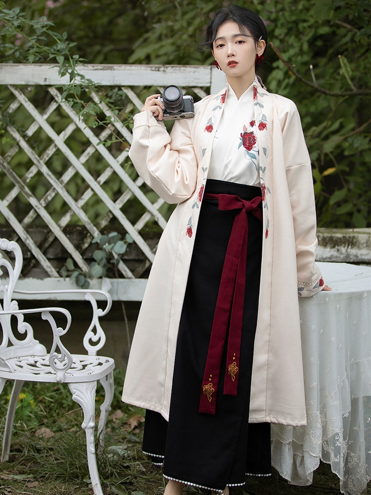 Song Dynasty Style Modern Hanfu Qipao Cheongsam Dress Skirt, gifts for women 2024
