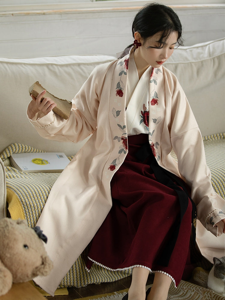 Song Dynasty Style Modern Hanfu Qipao Cheongsam Dress Skirt, gifts for women 2024