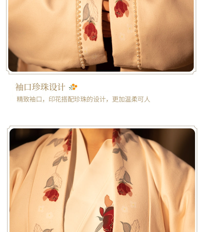 Song Dynasty Style Modern Hanfu Qipao Cheongsam Dress Skirt, gifts for women 2024