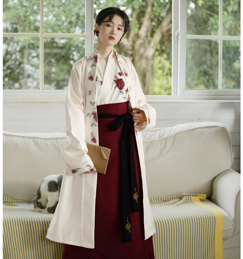 Song Dynasty Style Modern Hanfu Qipao Cheongsam Dress Skirt, gifts for women 2024