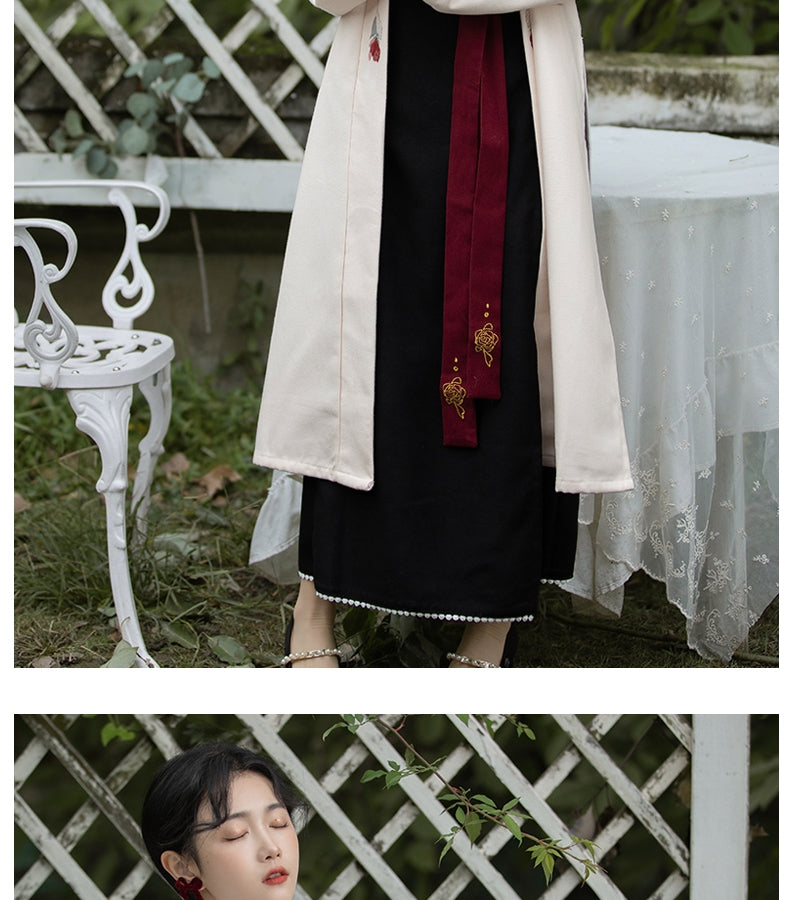 Song Dynasty Style Modern Hanfu Qipao Cheongsam Dress Skirt, gifts for women 2024
