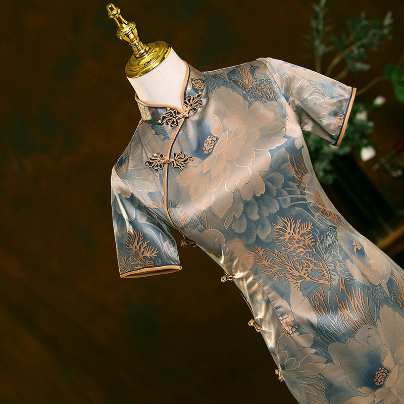Old Shanghai Hanfu Qipao Cheongsam Dress Skirt, gifts for women 2024