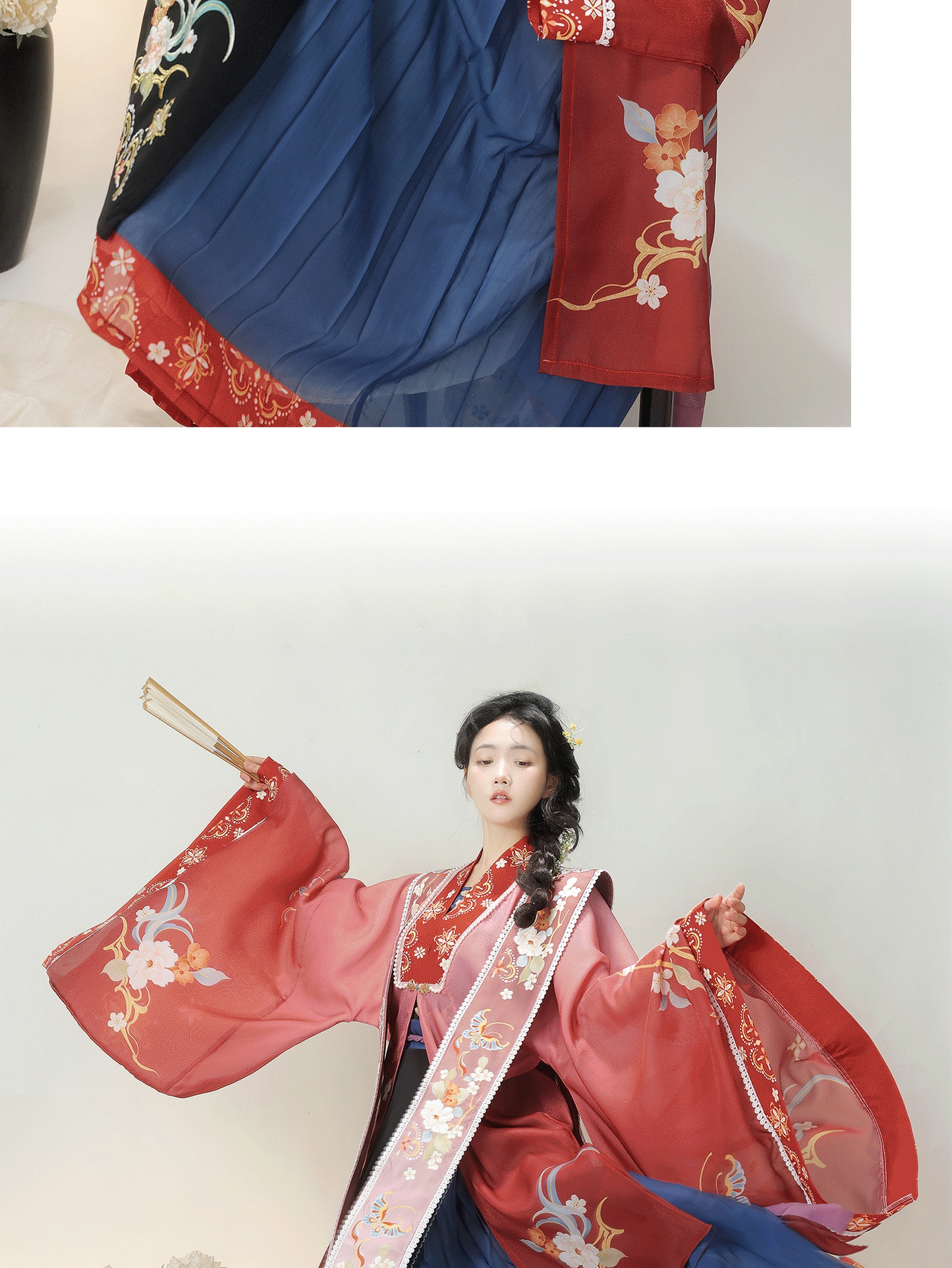 明代のオリジナル漢服とアクセサリー:絶妙な明代の花嫁装飾品