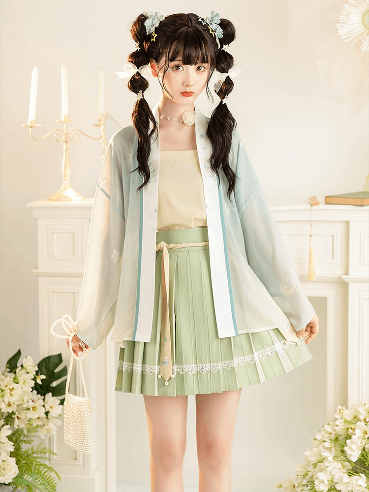 Original Song Dynasty New China Style Hanfu Qipao Cheongsam Dress Skirt, gifts for women 2024