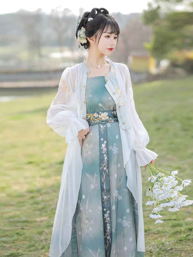 Horse-Face Modern Hanfu Qipao Cheongsam Dress Skirt, gifts for women 2024