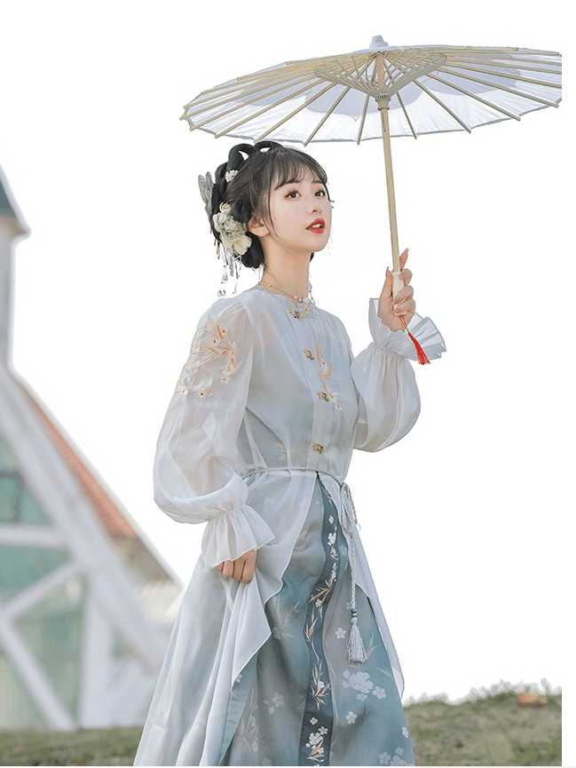 Horse-Face Modern Hanfu Qipao Cheongsam Dress Skirt, gifts for women 2024