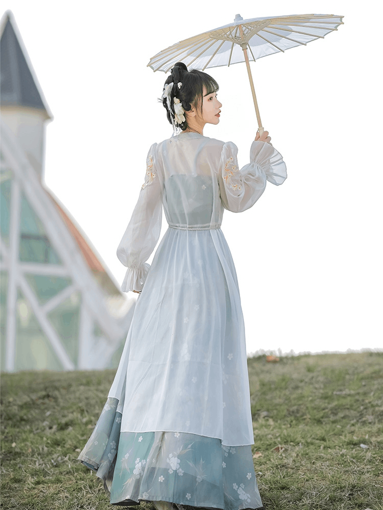 Horse-Face Modern Hanfu Qipao Cheongsam Dress Skirt, gifts for women 2024